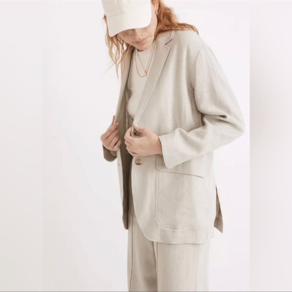Madewell Breezewoven Larsen Blazer Size XL